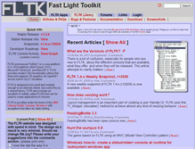 Tablet Screenshot of fltk.org